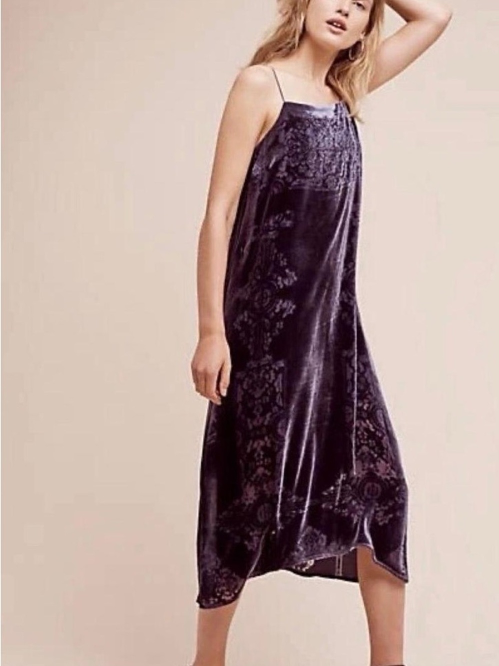 Floreat for Anthropologie Carina Slip Dress